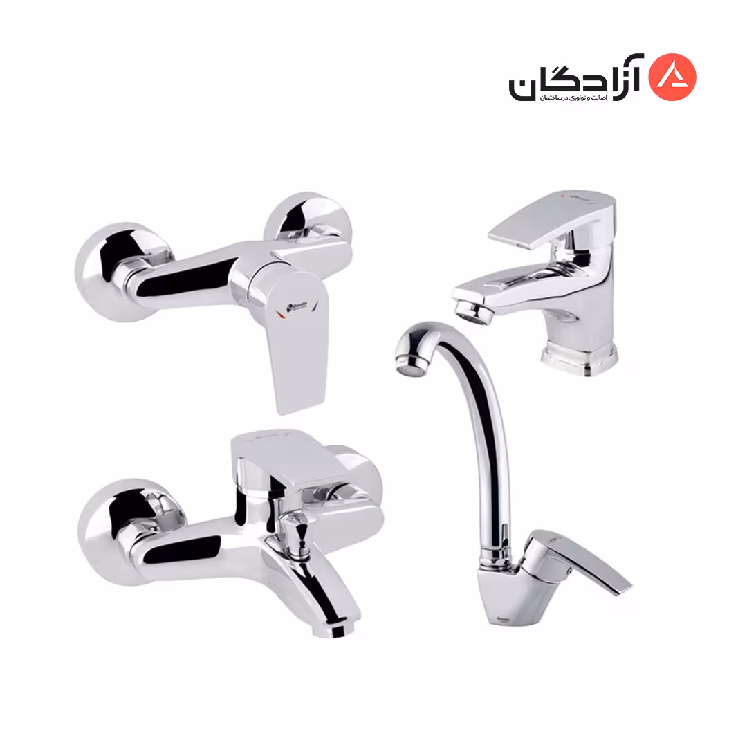 ست شیرآلات شودر مدل پلاس
