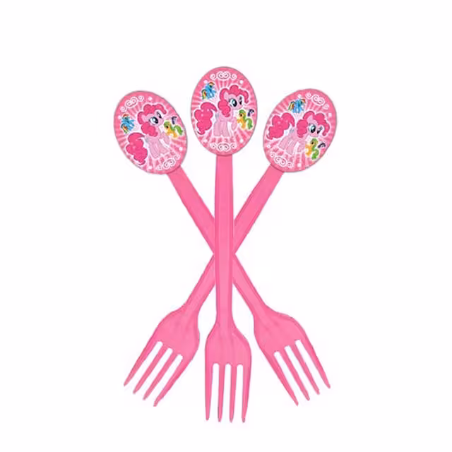 تم تولد چنگال فانتزی مدل پونی بسته 12 عددی