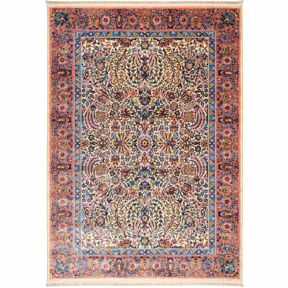 فرش سنتی کد 100354 سبز 1000 شانه | فرش 1000 شانه