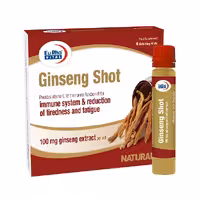 ویال خوراکی جینسینگ شات یوروویتال 6 عددEurho Vital Ginseng Shot 6 Drinking Vials