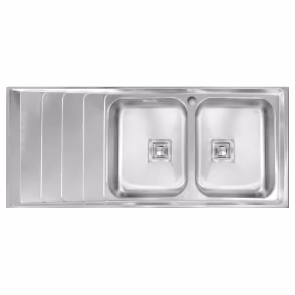 سینک ظرفشویی اخوان مدل 504S توکار باکسی