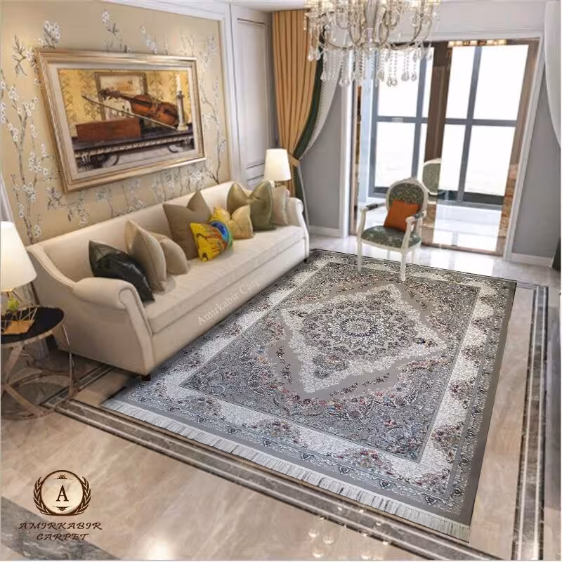 فرش 700 شانه فیلی طرح شمسه