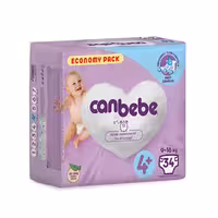 پوشک بچه جان به به مدل beb424e سایز 4  بسته 34 عددی