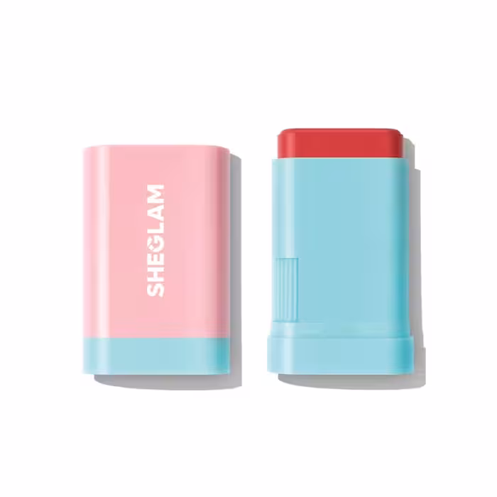 رژ گونه استیکی شیگلم Sheglam سری Glass Glow رنگ Cherry Express وزن 15 گرم