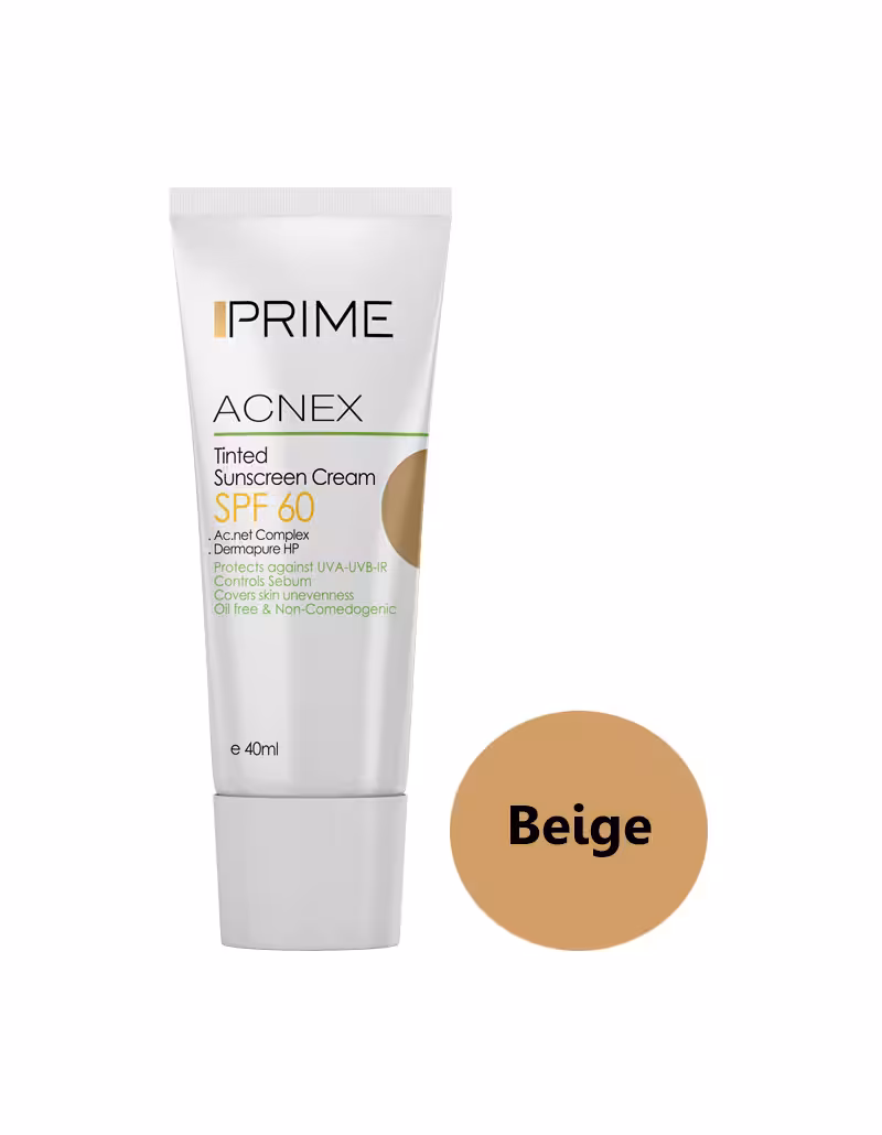 کرم ضدآفتاب spf 60 بژ پرایم
