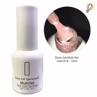 دیسکو ژل ناخن Multi Gel مولتی ژل 10 میل کد D18