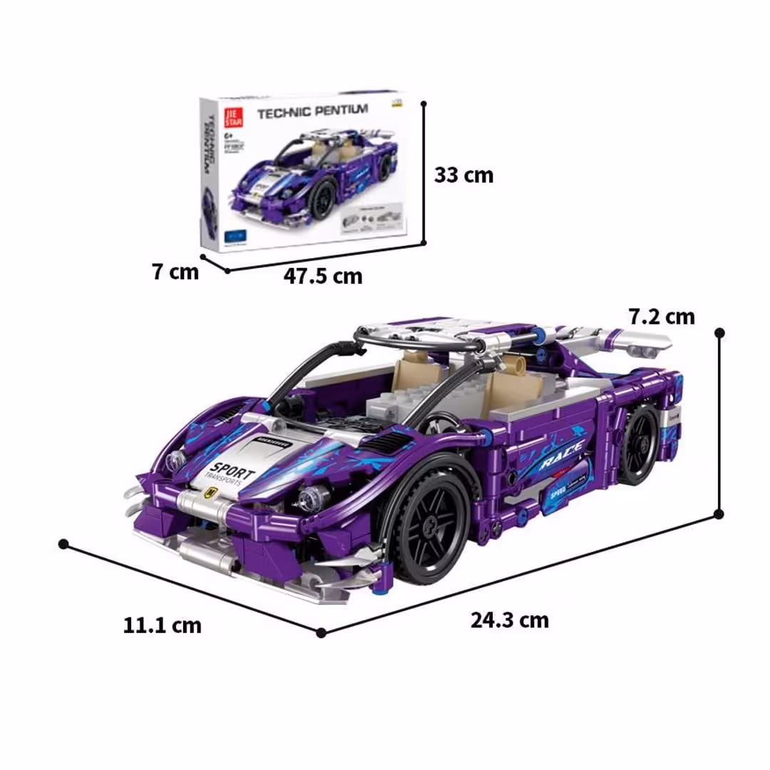 لگو ماشین اسپرت کنترلی شارژی 531 قطعه
