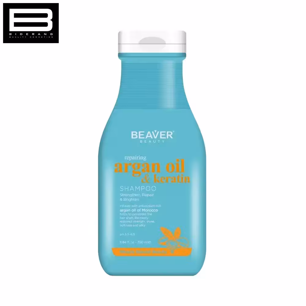 شامپو آرگان بی اور مناسب موهای خشک و آسب دیده حجم 350ml