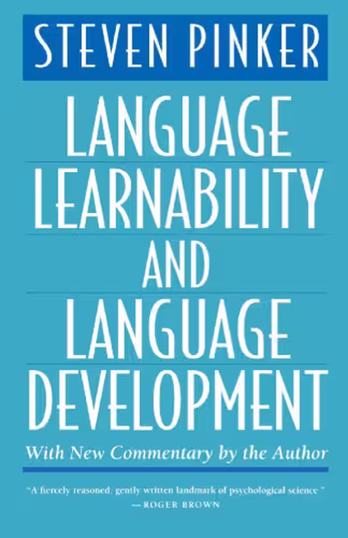خرید و دانلود نسخه کامل کتاب Language Learnability and Language Development, 2nd Edition
