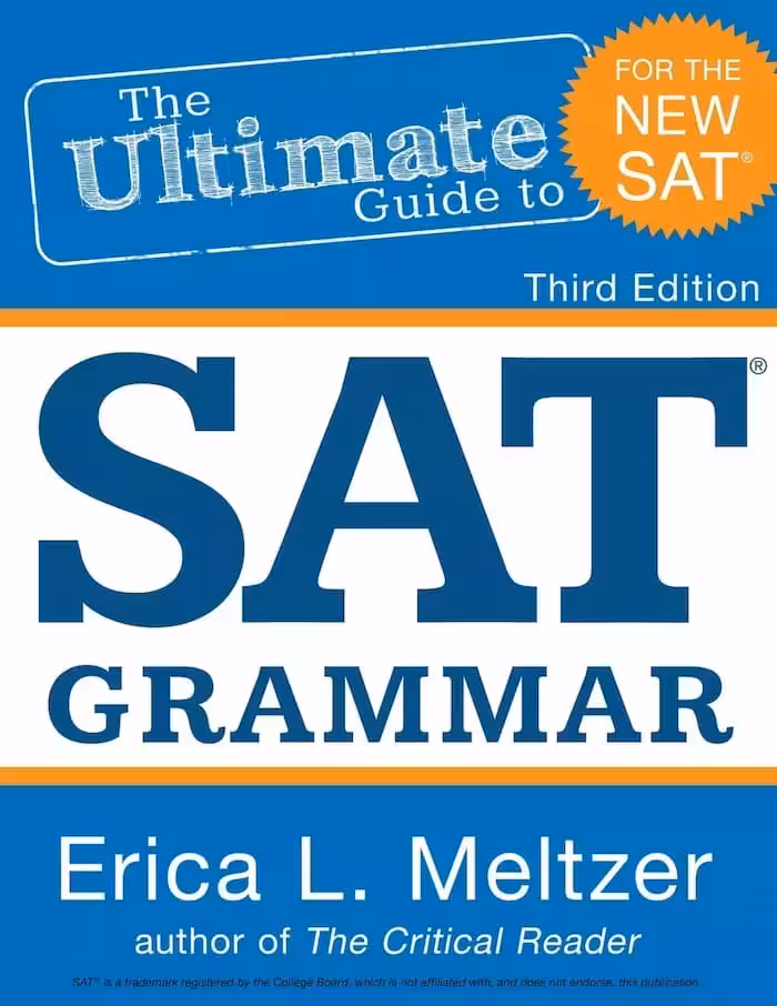 د التیمیت گاید تو اس ای تی گرامر | کتاب آزمون انگلیسی The Ultimate Guide to SAT Grammar 3th