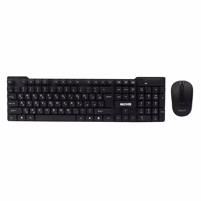 کیبورد و ماوس بی سیم مچر مدل MR-W402 | کالا مکس