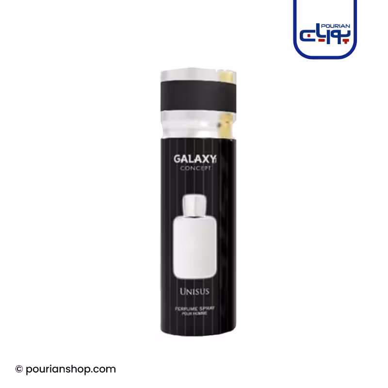 اسپری خوش بوکننده زنانه گلکسی galaxy مدل unisus