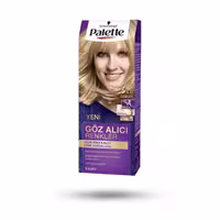 کیت رنگ مو پلت PALETTE مدل GOZ ALICI RENKLER شماره 0-9 رنگ بلوند