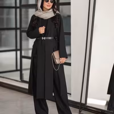 ست کت و شلوار یقه بلیزری مدل مدل ترنج