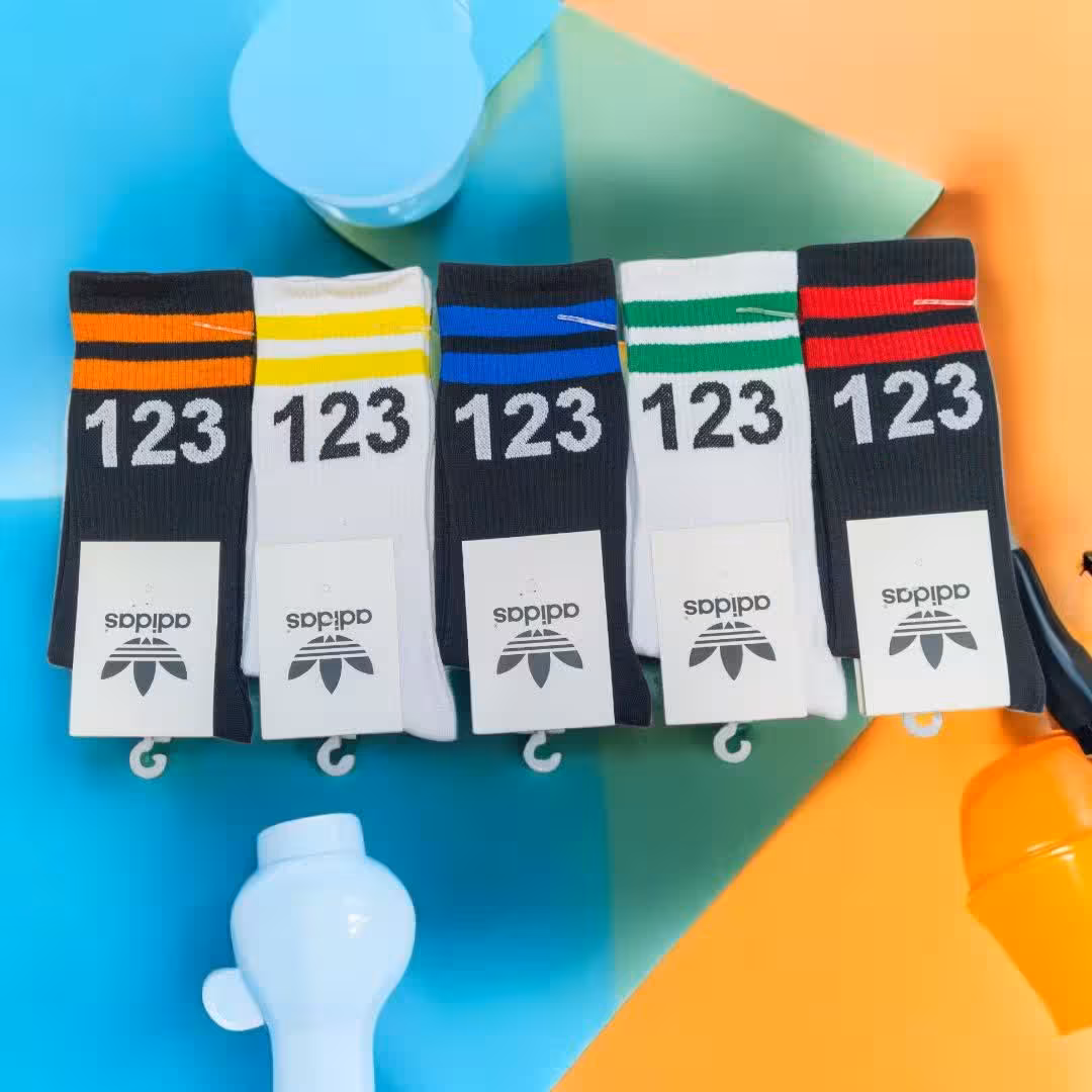 جوراب ساقدار کش انگلیسی پنبه بسته ده تایی کد 13