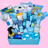 پک لوازم آرایشی آبی کد037