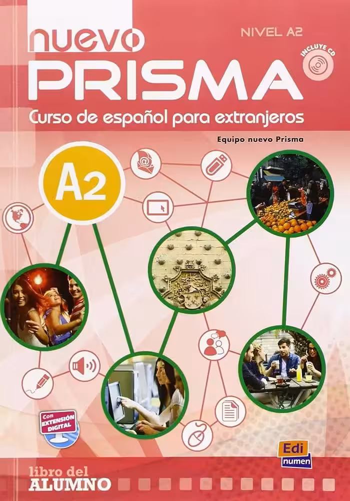 نوو پریزما A2 | کتاب اسپانیایی Nuevo Prisma A2