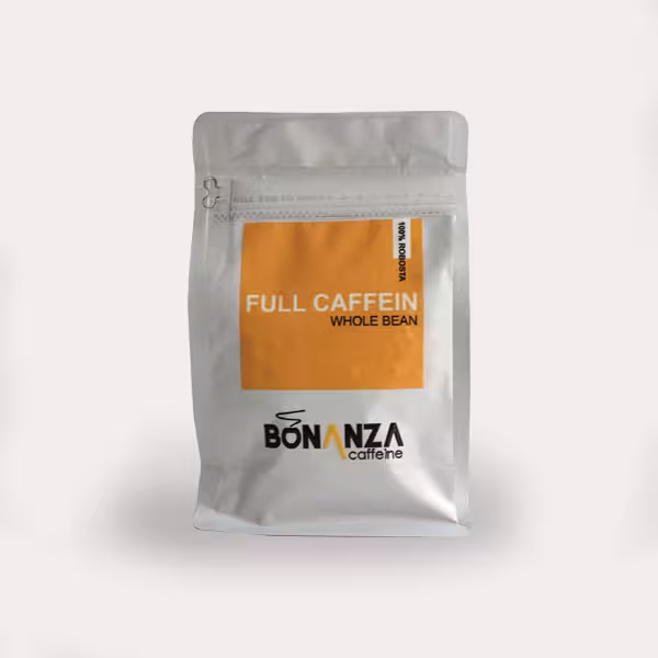 دانه قهوه ترکیبی فول کافئین بونانزا 250 گرم روبوستا