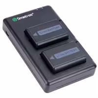 کیت شارژر دوقلو USB و باتری دوربین سونی اسماتری مدل FW-50