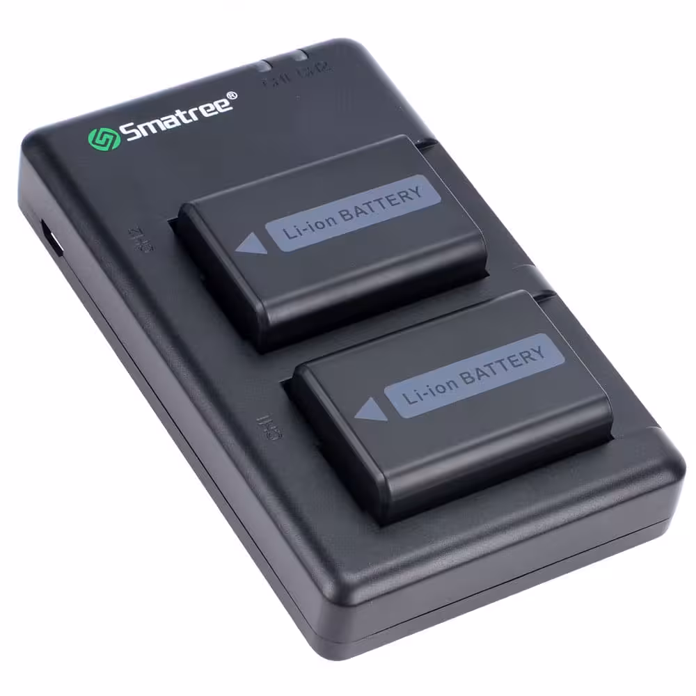 کیت شارژر دوقلو USB و باتری دوربین سونی اسماتری مدل FW-50