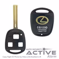 قیمت قاب ریموت‌ فابریک‌ خودرو لکسوس (سه‌دکمه)