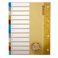 دیوایدر پلاستیکی 12 عددی پیلاوران 6 رنگ