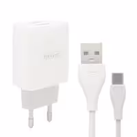 شارژر دیواری ارلدام مدل ES 196 FAST به همراه کابل تبدیل USB-C | کالا مکس