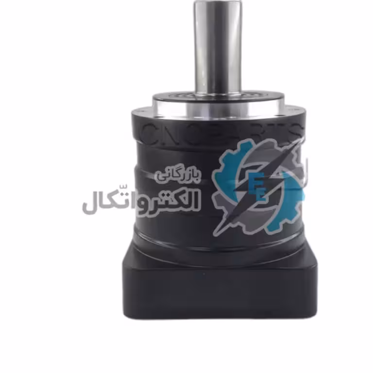 گیربکس خورشیدی سرووموتور HQM اچ کیو ام مدل SE120-03-24 سایز 120 نسبت 1 به 3 شفت ورودی 24 شفت خروجی 32 فلنج گرد مناسب 2 کیلووات 2000 دور (گیربکس سیاره ای)