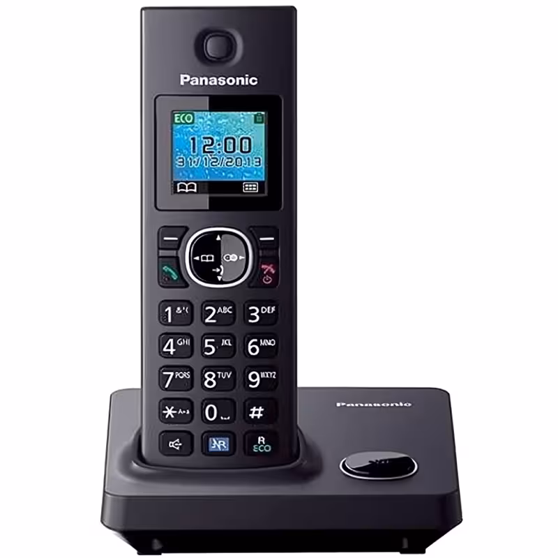 تلفن بی‌سیم پاناسونیک مدل KX-TG7851B مشکی