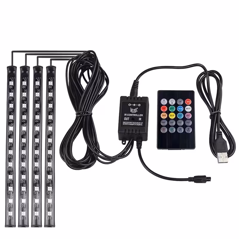 کیت نورپردازی داخل خودرو اتمسفر مدل COLORFUL7 | کالا مکس