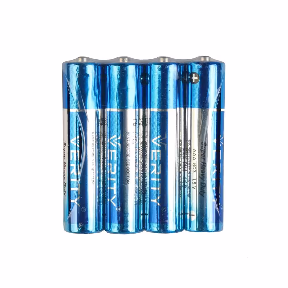 باتری نیم قلمی شیرینگ وریتی مدل Super Heavy Duty بسته 4 عددی