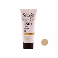 کرم ضدآفتاب SPF50 فاقد چربی سیلوژه ( بژ طبیعی )