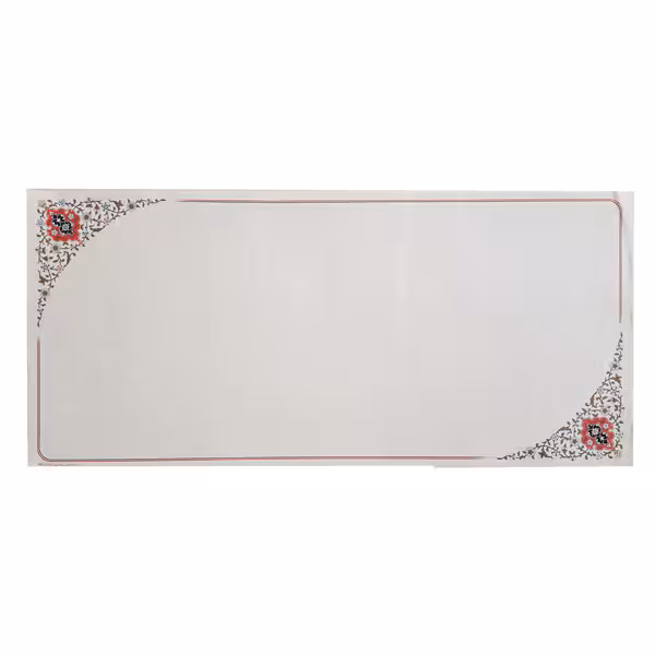 کاغذ تذهیب کد Y967 ابروباد چاپی (70*33) - بسته 5 عددی
