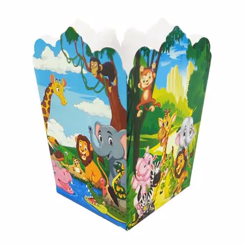 پاپ کورن تم تولد حیوانات جنگل