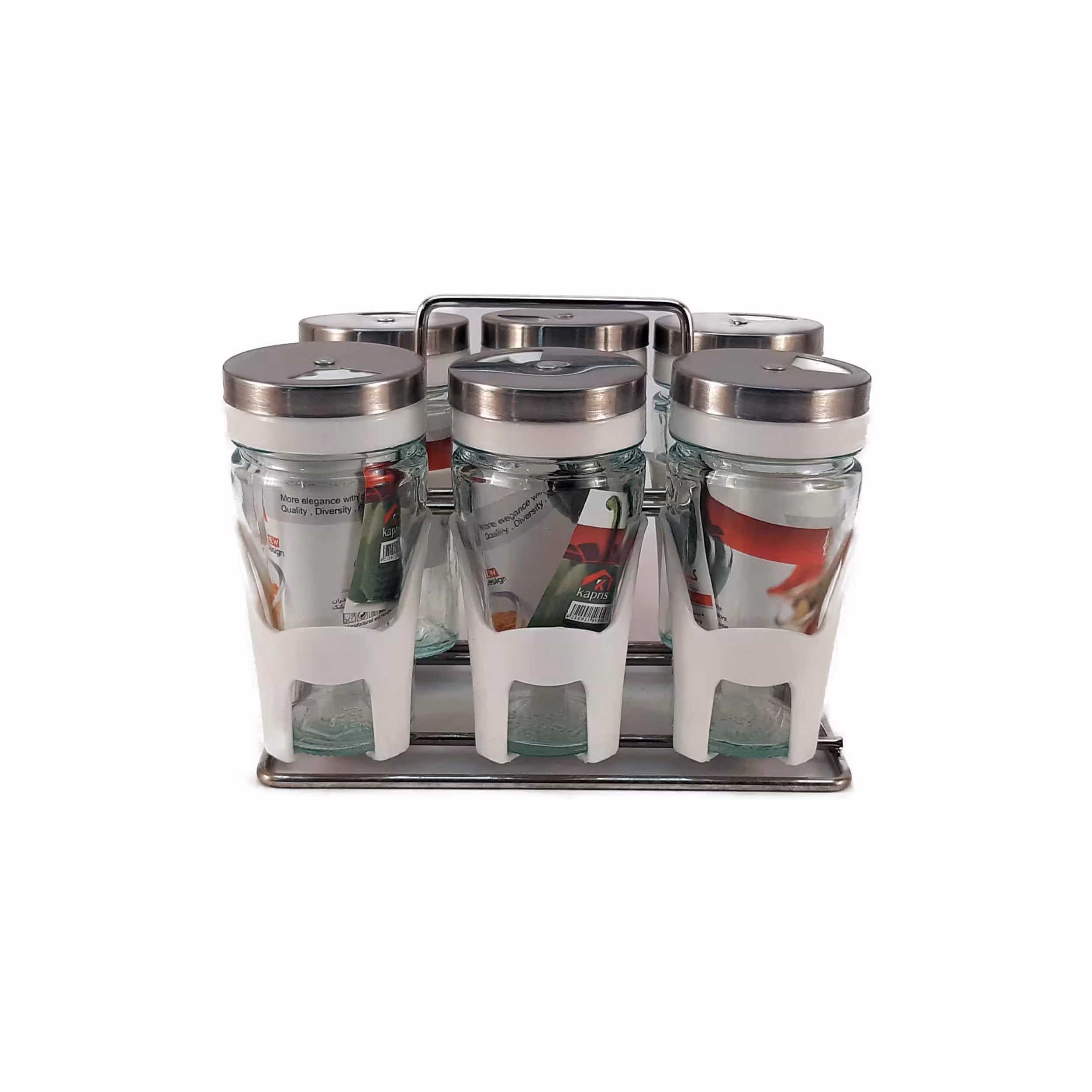 جای ادویه 6 پارچه کاپریس مدل پارادایز کد 4901