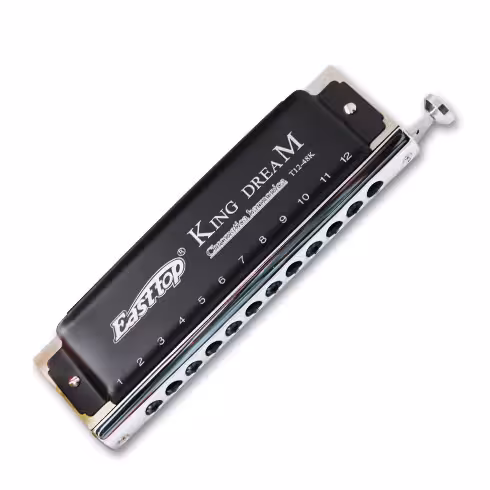 سازدهنی کروماتیک ایستاپ مدل King DreamEasttop King Dream Chromatic Harmonica T12-48K