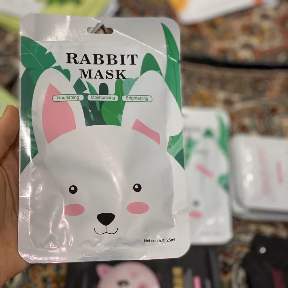 ماسک صورت ورقه ای طرح خرگوش مویام