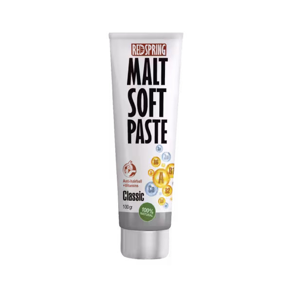 خمیر مالت گربه ضد گلوله مویی کلاسیک Red Spring بدون طعم وزن 100gr