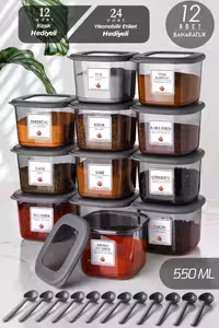 ست 12 تکه ظروف نگهدارنده Kitchen Life کد 08486