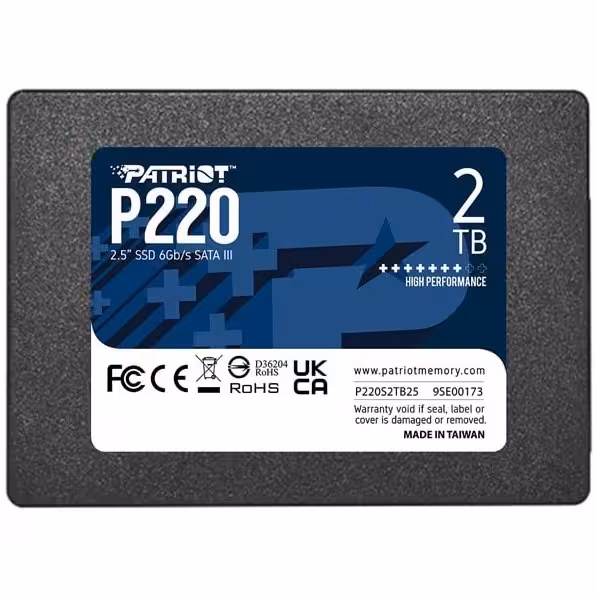 اس اس دی اینترنال پتریوت مدل Patriot 2TB P220 ظرفیت دو ترابایت