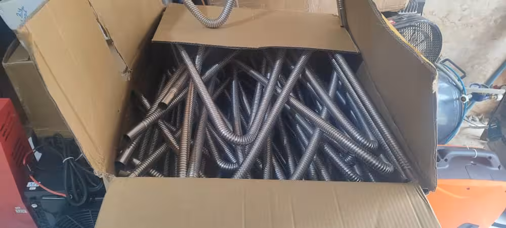 بخاری درجا نفتی گازوییلی اگزوز 2 متری اصلی فقط اگزوز