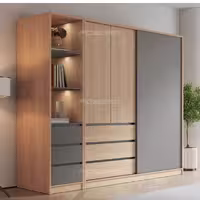 کمد دیواری ریلی کشو دار فوبورو مدل KA300