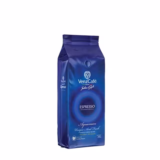 دانه قهوه اسپرسو 30 درصد ربوستا و 70 درصد عربیکا ونزکافه 250 گرمی