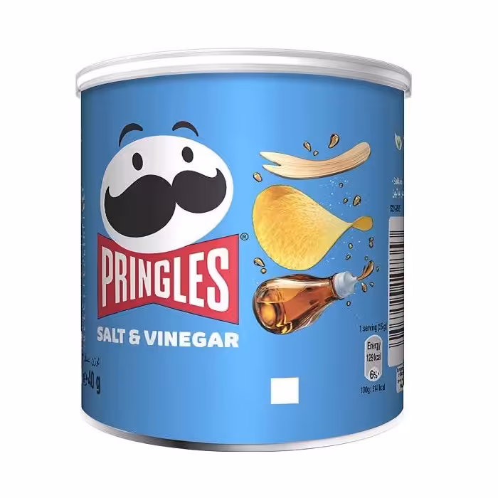 چیپس سرکه نمکی پرینگلز PRINGLES وزن 40 گرم
