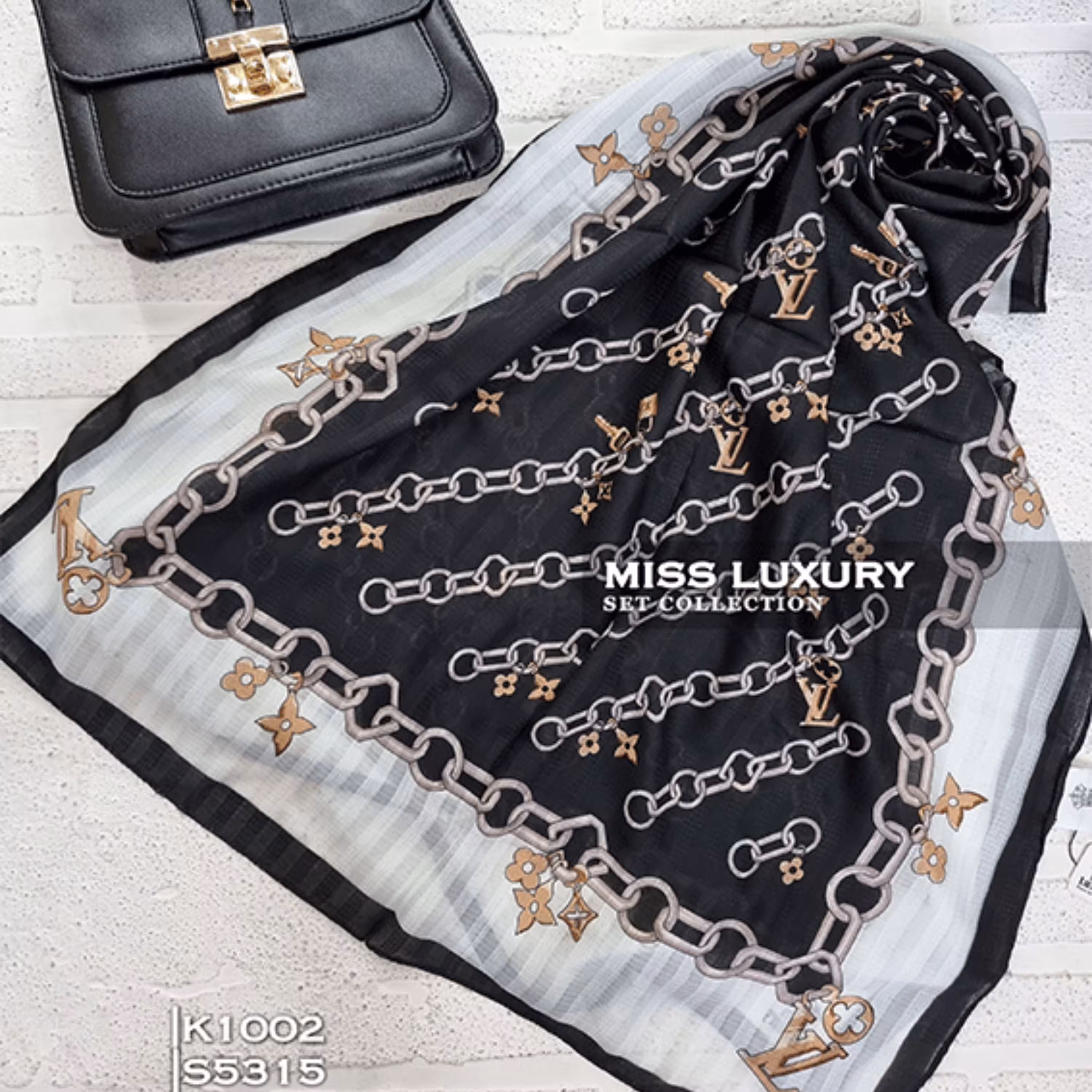 شال نخ ژاکارد اعلا  S5315