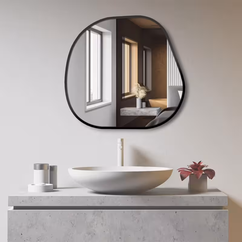 آینه سرویس بهداشتی طرح ارغوان کد W-57-40