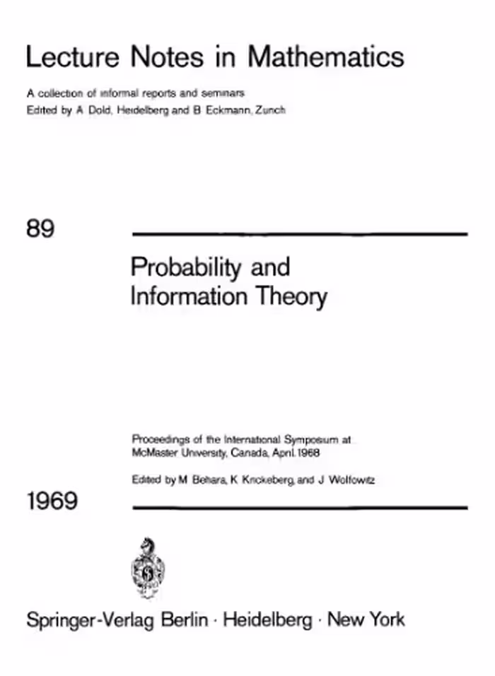 خرید و دانلود نسخه کامل کتاب Probability and Information Theory