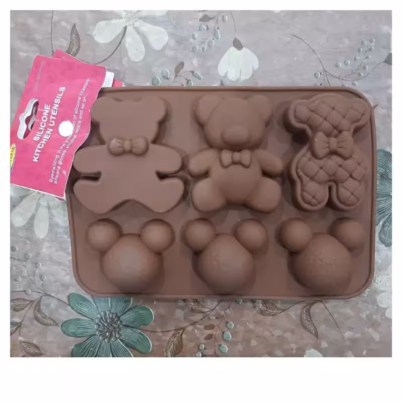 قالب سیلیکونی شکلات تدی خارجی