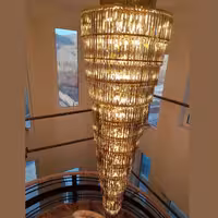 لوستر بزرگ کریستال کاردی مدل RAI-229