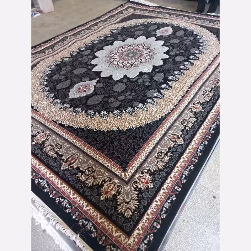 فرش 6متری ماشینی کاشان نقشه گیتا فیلی(ارسال رایگان)